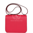 Hermes Constance 18 Rose Extreme Epsom PHW