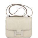 Hermes Constance 18 Beton Matte Alligator PHW