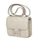 Hermes Constance 18 Beton Matte Alligator PHW