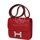 Hermes Constance 18 Rouge Casaque Evercolor PHW