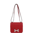 Hermes Constance 18 Rouge Casaque Evercolor PHW