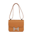 Hermes Constance 1-24 Naturel Sable Vache Naturel Graine PHW