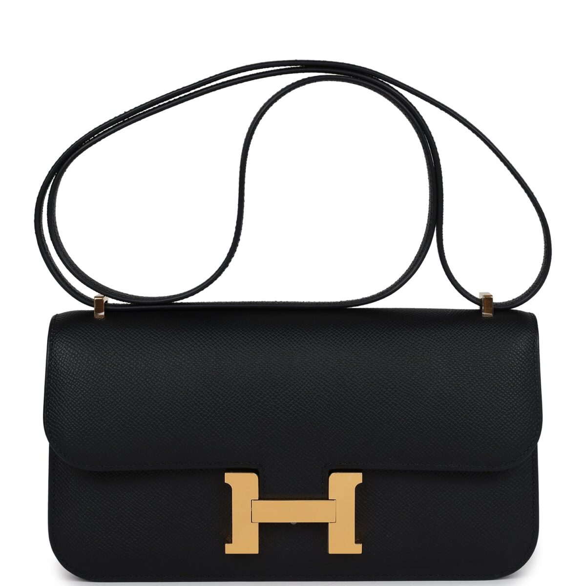 Hermes Constance Elan Black Epsom GHW
