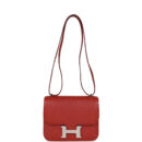 Hermes Constance 18 Brique Verso Chevre Mysore PHW