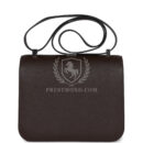 Hermes Constance 24 Chocolate Epsom PHW