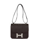 Hermes Constance 24 Chocolate Epsom PHW