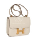 Hermes Constance 1-24 Craie Epsom Brushed GHW