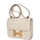 Hermes Constance 1-24 Craie Epsom Brushed GHW