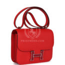 Hermes Constance 18 Rouge De Coeur Epsom Lacquered PHW