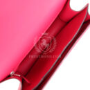 Hermes Constance 24 Rose Shocking and Ecru Toile H Berline and Framboise Swift PHW