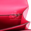 Hermes Constance 24 Rose Shocking and Ecru Toile H Berline and Framboise Swift PHW