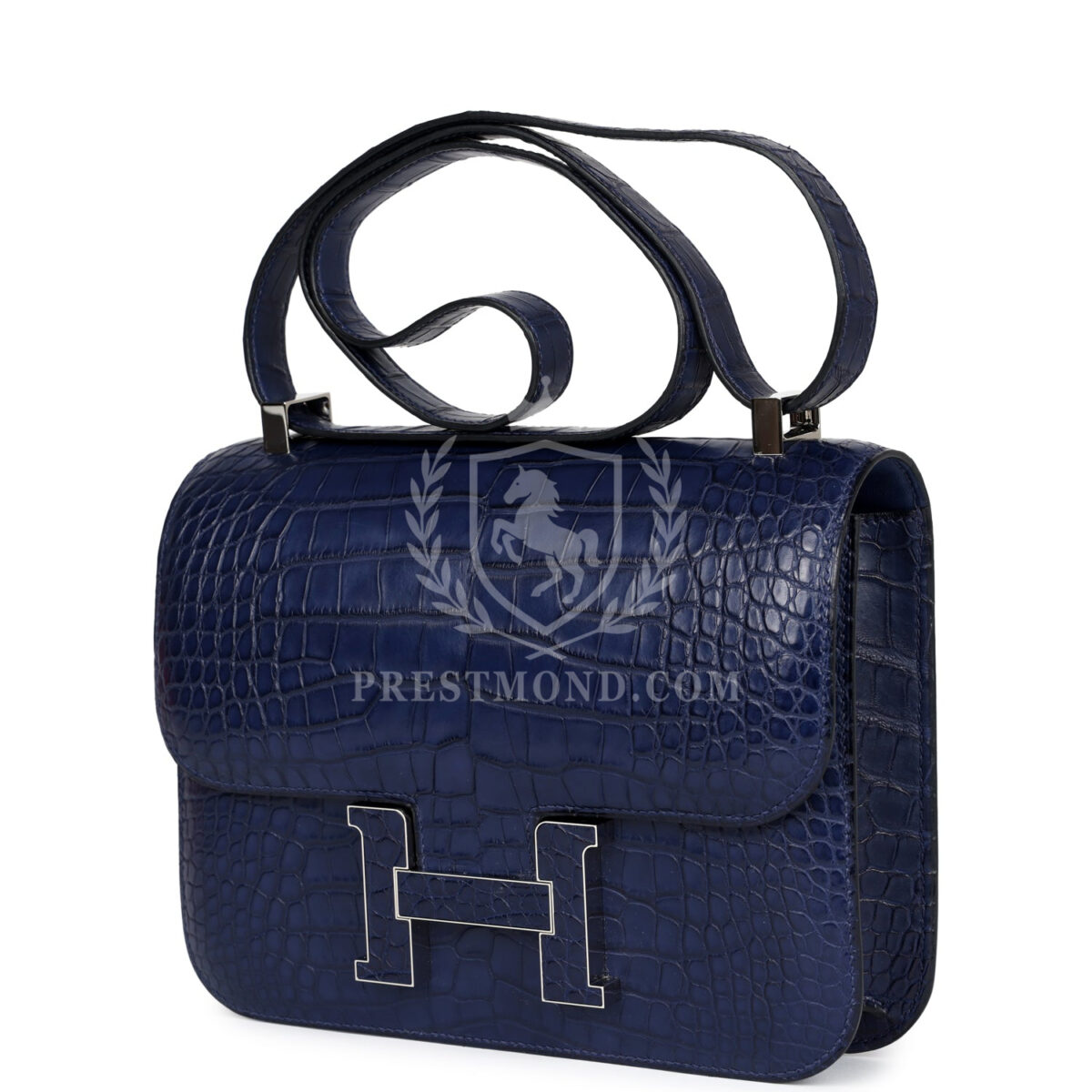 Hermes Constance 1-24 Bleu Saphir Matte Alligator Marquette PHW — изображение 5