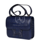 Hermes Constance 1-24 Bleu Saphir Matte Alligator Marquette PHW