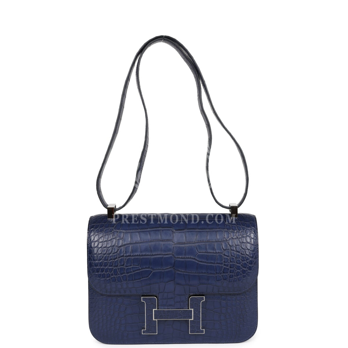 Hermes Constance 1-24 Bleu Saphir Matte Alligator Marquette PHW — изображение 7
