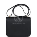 Hermes Constance 18 Black Epsom GHW