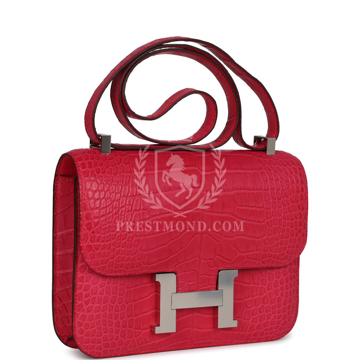 Hermes Constance 1-24 Rose Extreme Matte Alligator PHW — изображение 2