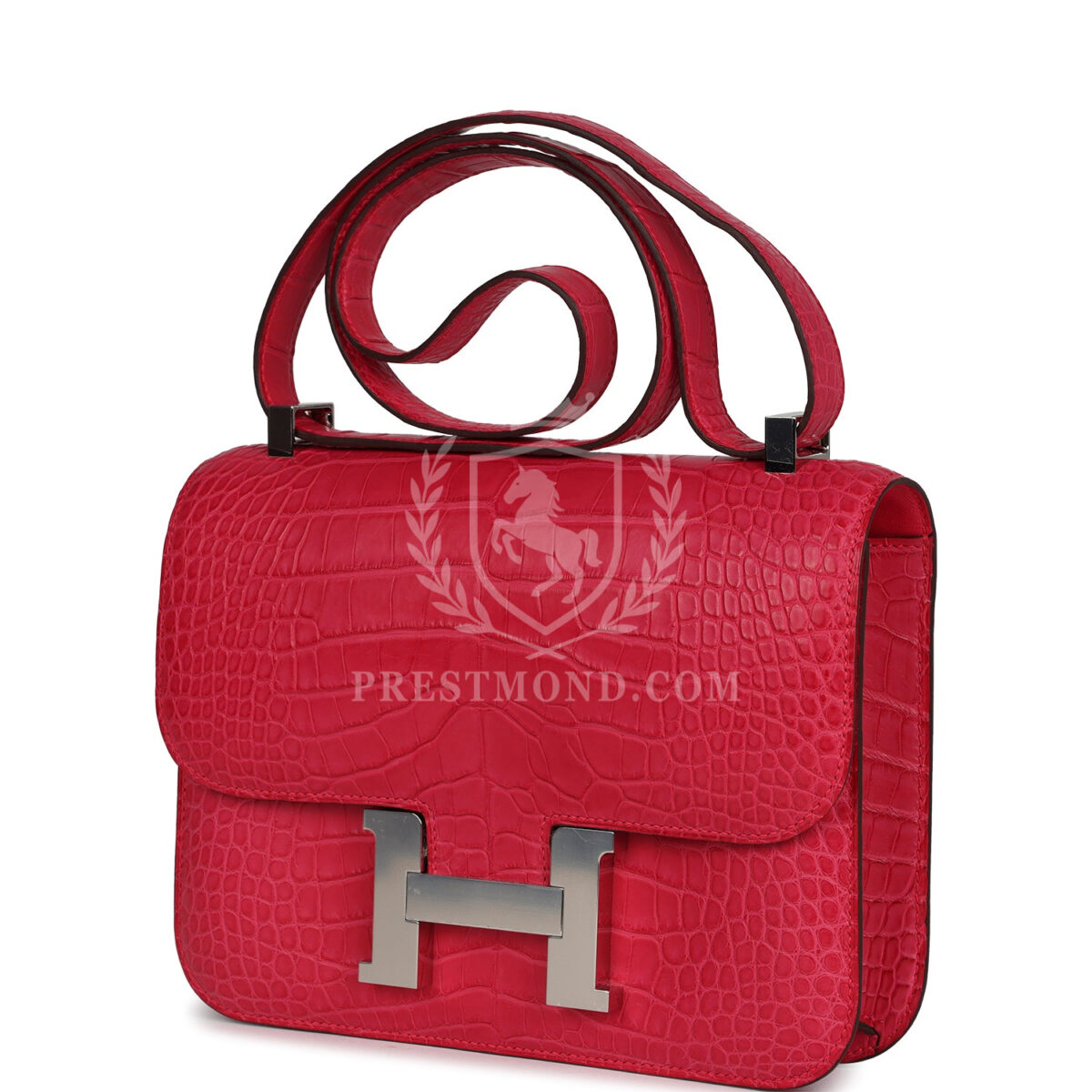 Hermes Constance 1-24 Rose Extreme Matte Alligator PHW — изображение 5