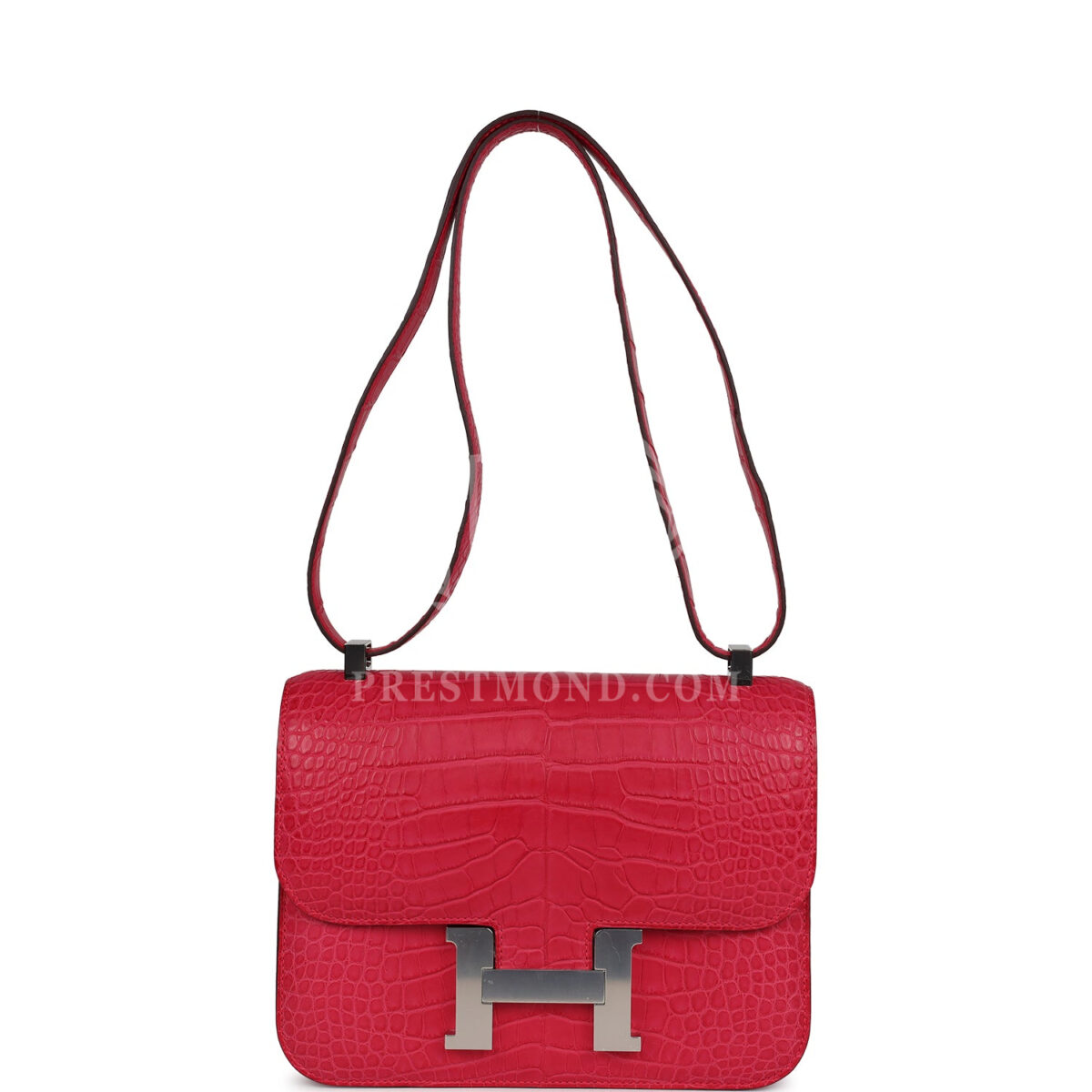 Hermes Constance 1-24 Rose Extreme Matte Alligator PHW — изображение 7