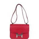 Hermes Constance 1-24 Rose Extreme Matte Alligator PHW