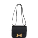Hermes Constance 1-18 Black Epsom GHW