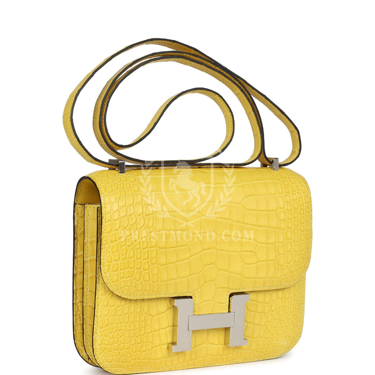 Hermes Constance 18 Mimosa Matte Alligator PHW — изображение 2