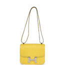 Hermes Constance 18 Mimosa Matte Alligator PHW