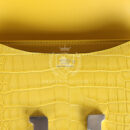 Hermes Constance 18 Mimosa Matte Alligator PHW