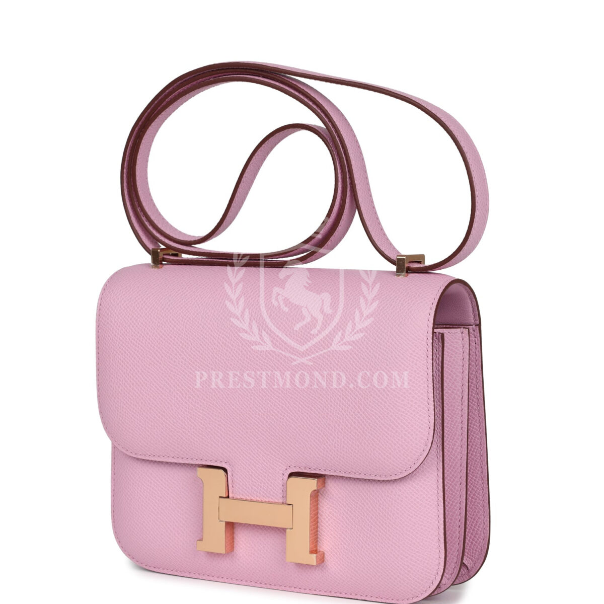 Hermes Constance 18 Mauve Sylvestre Epsom Rose GHW — изображение 5