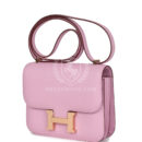 Hermes Constance 18 Mauve Sylvestre Epsom Rose GHW