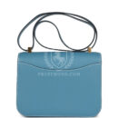 Hermes Constance 1-24 Blue Jean Epsom GHW