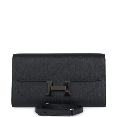 Hermes Constance Wallet To Go Black Epsom PHW