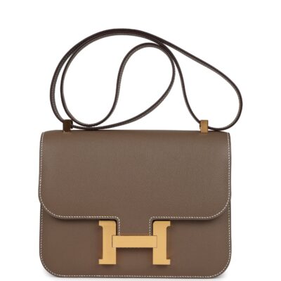 Hermes Constance 1-24 Etoupe Epsom GHW