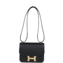 Hermes Constance 18 Black Epsom Brushed GHW
