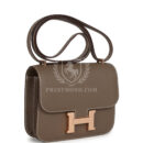 Hermes Constance 18 Etoupe Epsom Rose GHW