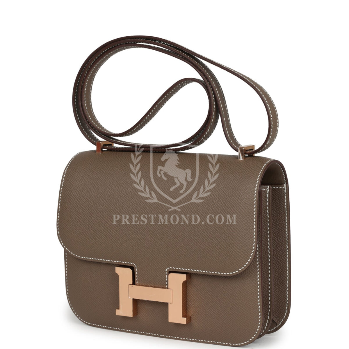 Hermes Constance 18 Etoupe Epsom Rose GHW — изображение 5