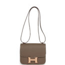 Hermes Constance 18 Etoupe Epsom Rose GHW