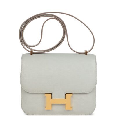 Hermes Constance 18 Gris Perle Chevre Mysore GHW