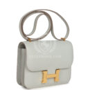 Hermes Constance 18 Gris Perle Chevre Mysore GHW