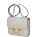 Hermes Constance 18 Gris Perle Chevre Mysore GHW