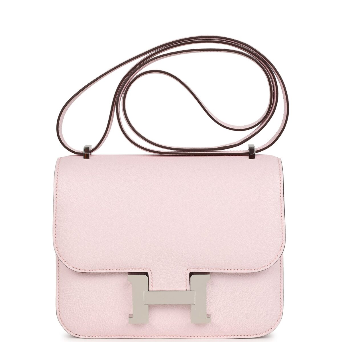 Hermes Constance 18 Rose Darling Chevre Mysore PHW