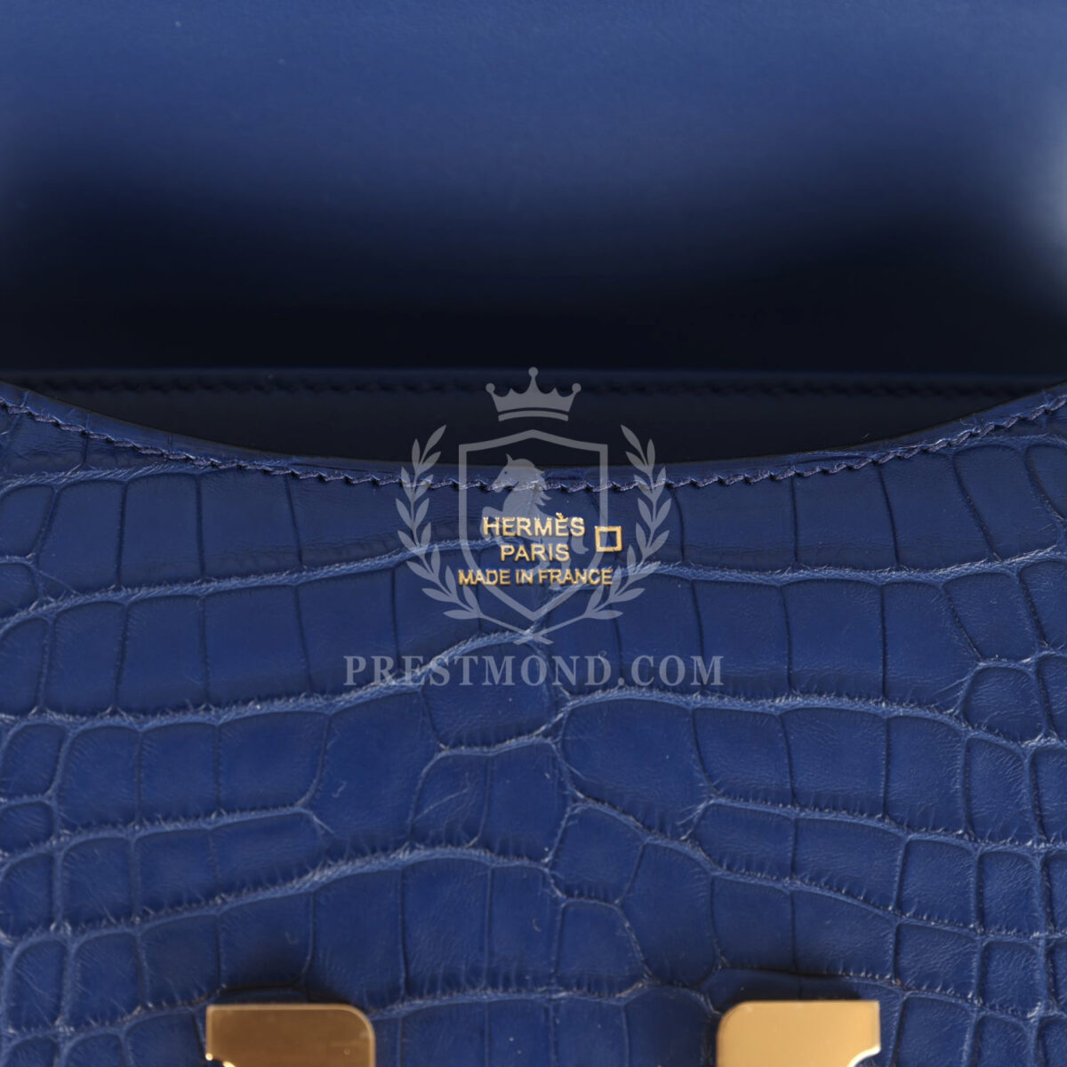 Hermes Constance 18 Bleu Saphir Matte Alligator GHW — изображение 8