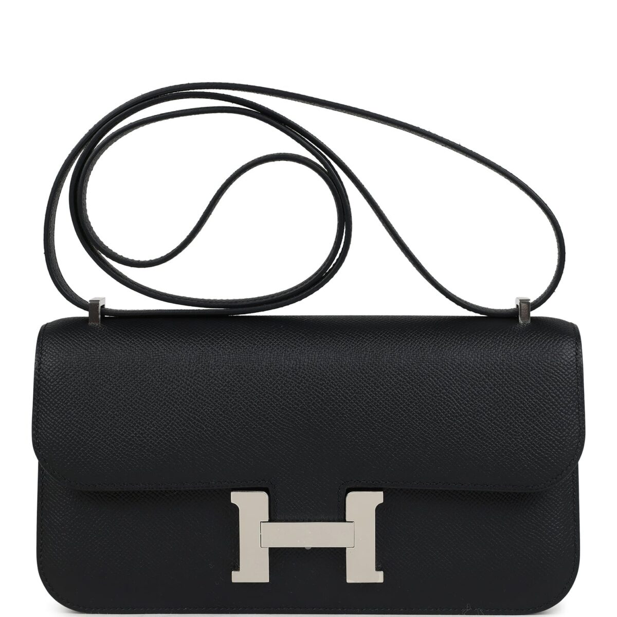 Hermes Constance Elan Black Epsom PHW