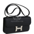Hermes Constance Elan Black Epsom PHW