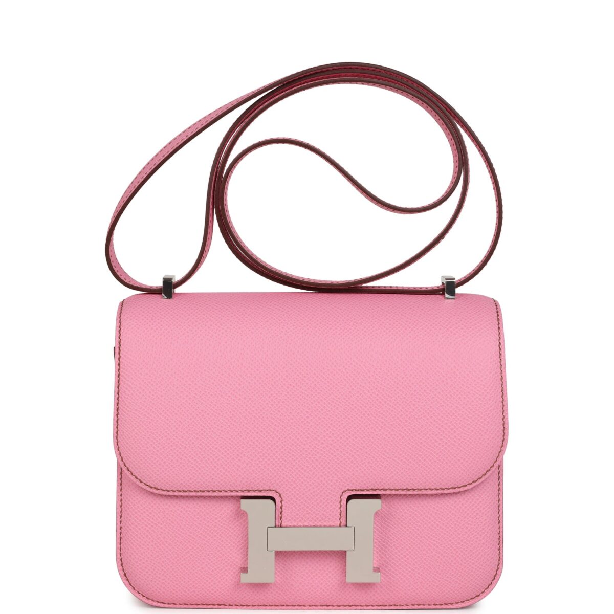 Hermes Constance 18 Bubblegum 5P Epsom PHW