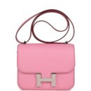 Hermes Constance 18 Bubblegum 5P Epsom PHW