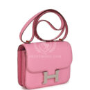 Hermes Constance 18 Bubblegum 5P Epsom PHW