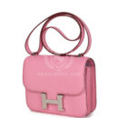 Hermes Constance 18 Bubblegum 5P Epsom PHW