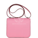 Hermes Constance 18 Bubblegum 5P Epsom PHW