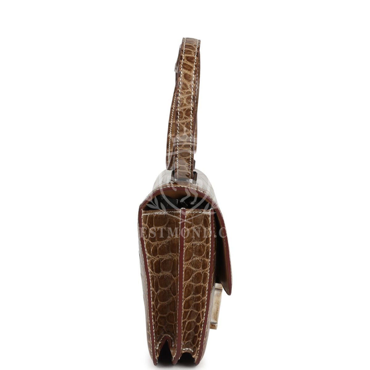 Hermes Constance Elan Ficelle Shiny Niloticus Crocodile PHW — изображение 3