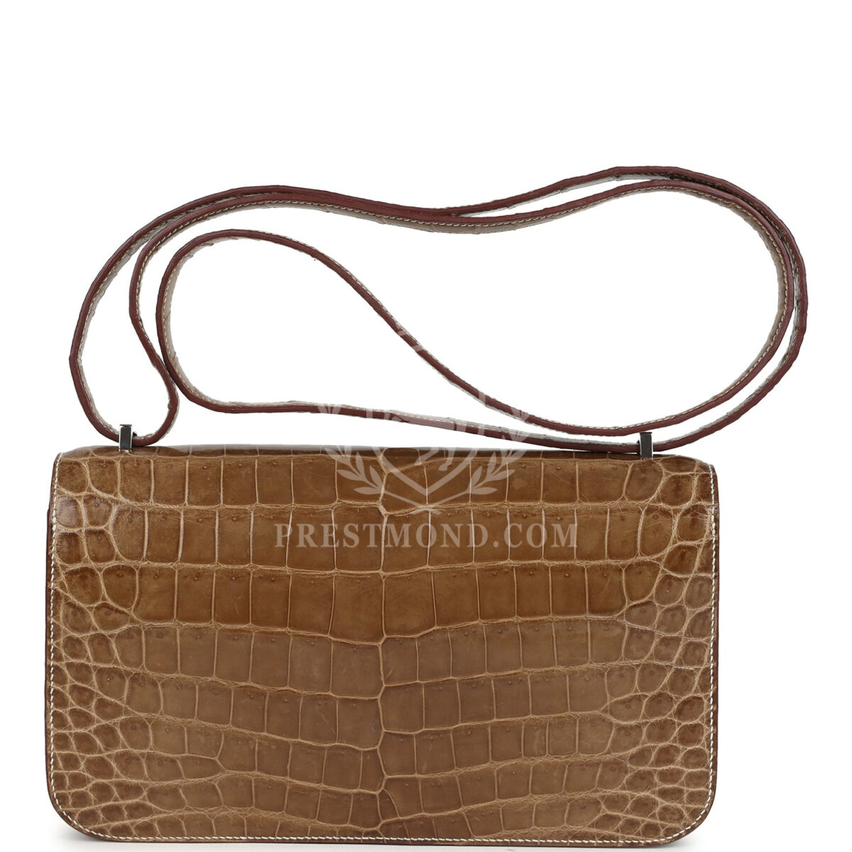 Hermes Constance Elan Ficelle Shiny Niloticus Crocodile PHW — изображение 4